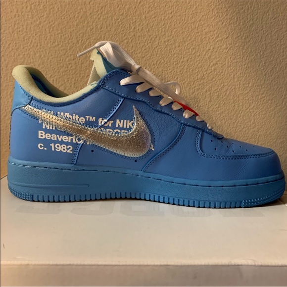 nike air force blue off white